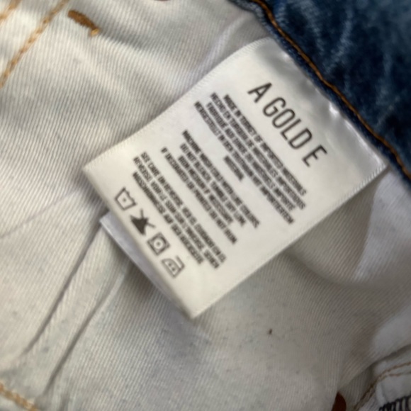 Agolde Light Blue Distressed Skinny Jeans Sophie Cropped Denim - Picture 8 of 16